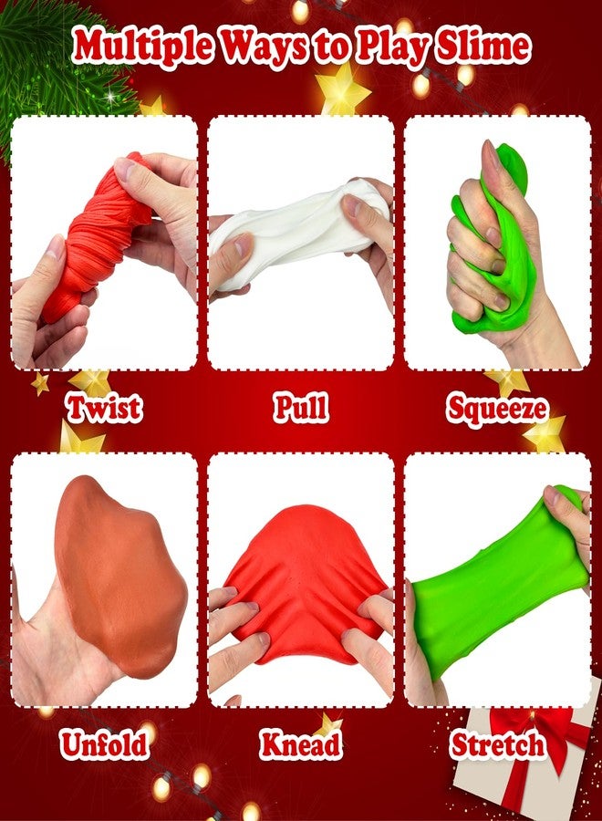 Wondrus Christmas Slime Stocking Stuffers Gifts Toys for Kids 4 Pack, Xmas Party Favors Supplies Basket Goodie Bag Fillers for Toddler, School Classroom Non Candy Treats Prizes Stuff for Teens Boys Girls - Image 5